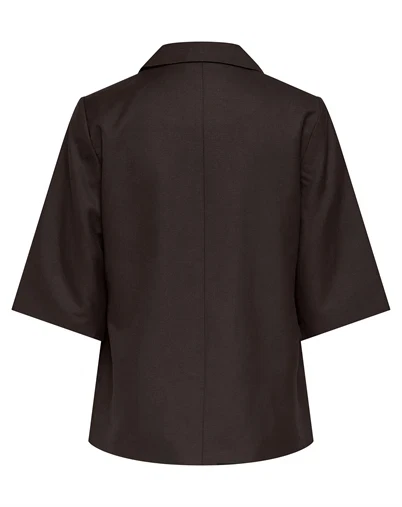 Only - ONLBaia Linen Blazer - Coffee Bean